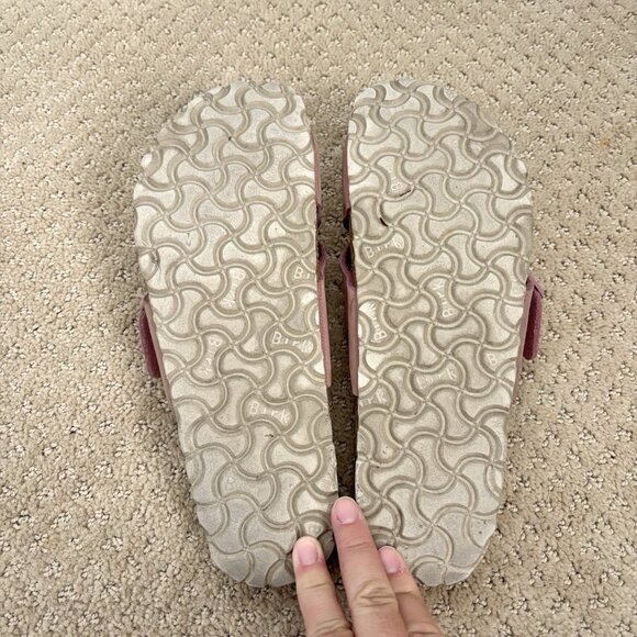 Birkenstock Siena Criss-Cross Leather Sandals in Pink Size 39 / Women’s 8-8.5 - Picture 7 of 8